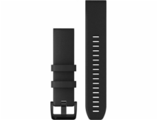 Silikonový pás pro QuickFit 22 zápěstí (černá / černá spona) (010-12901-00)