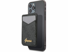 Guess 4G Magnetic Cardslot Triangle Logo šedá Nové