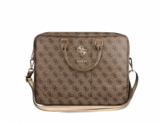 Guess PU 4G Metal Logo Computer Bag 15/16  Brown Nové
