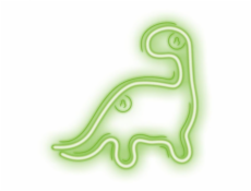 Forever dekorativní LED neon Dinosaur