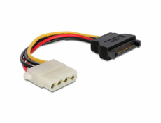 Kábel SATA samec na Molex samica napájací 15 cm