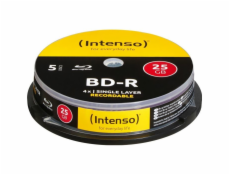 INTENSO Blu-Ray BD-R Cake Case 25GB 5ks