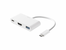DELTACO USBC-HDMI23, Adaptér USB-C/HDMI, 4K@30Hz