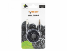 SBOX 3535-1,5B, Kábel 3,5mm jack/jack 1,5m blk