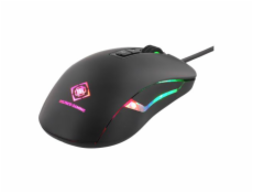 DELTACO GAM-029 GAMING, Myš, USB, čierna