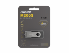HIKSEMI HS-USB-M200S, USB Kľúč, 64GB, str/čier