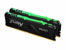 KINGSTON 32GB 3600MHz DDR4 CL18 DIMM (Kit of 2) FURY Beast RGB