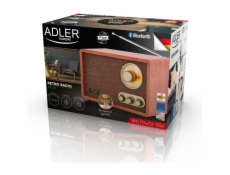 ADLER AD1171, FM Rádio v RETRO štýle s Bluetooth
