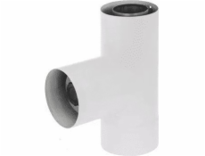 SpiroFlex 80/125-60/100 DVOUSTENNÉ REDUKČNÉ TEKTO S VEKOM BIELE!// RSK.SX-TDNV80/125TDRB
