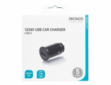 DELTACO USB-CAR123, Autonabíjačka 1x USB 2.0, či