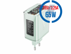 ACEFAST PD 65W GaN, 2xType C, 1x USB, Nabíjačka, m