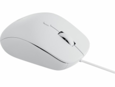 Rapoo N500 white wired optical silent Mouse