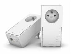 STRONG sada 2 adaptérů Powerline 1000 DUO FR/ 1000 Mbit/s/ 1x LAN/ bílý