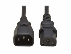 Tripplite Napájecí kabel prodlužovací C13/C14, 10A, 250V, 1m, černá Tripplite Napájecí kabel prodlužovací C13/C14, 10A, 250V, 1m, černá