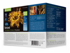 COLORWAY LED řetěz/ IP65 / 100 LED / délka 10m / teplá bílá/ napájení AC, 220V, 6W COLORWAY LED řetěz/ IP65 / 100 LED / délka 10m / teplá bílá/ napájení AC, 220V, 6W