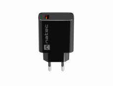 Universální nabíječka Natec RIBERA 18W 1X USB-A, černá