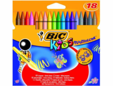 Bic BIC KIDS PLASTIDECOR CRAYONS BOX 18 KS - 829771