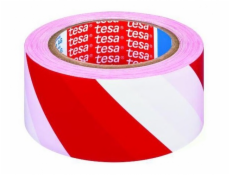 Tesa výstražná samolepicí páska 33m 50mm červenobílá (H6076092)