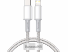 Baseus BASEUS DATA PD20W TYP-C TO LIGHTNING CABLE 200CM BÍLÝ USB kabel (6953156231955) - 6953156231955