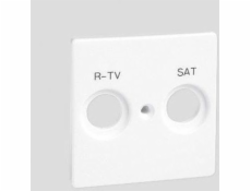 Kryt zásuvky Kontakt-Simon RTV-SAT bílý (82097-30)