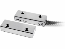 Magnetický kontakt Satel, jazýčkový spínač v kovovém pouzdře, opláštěné kabely (B-3A) Magnetický kontakt Satel, jazýčkový spínač v kovovém pouzdře, opláštěné kabely (B-3A)