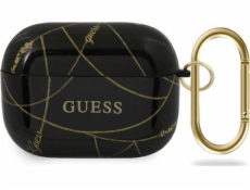 Guess Guess GUACAPTPUCHBK kryt AirPods Pro black/black Gold Chain Collection