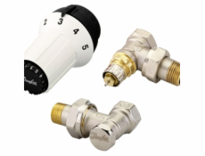 Úhlová termostatická sada Danfoss RA-N s hlavicí PANDA 1/2 (013G5163)