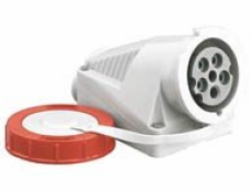 Polam NakLo Zásuvka pevná 63A 3P+N+Z IP67 izolovaná 220/380V 2666-138