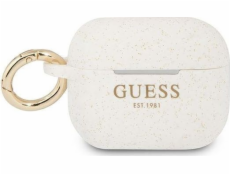 Guess Guess GUAPSGGEH kryt AirPods Pro bílý/bílý silikonový třpyt
