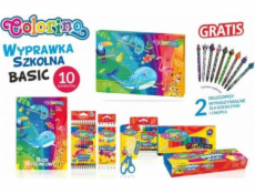 Colorino školní výbavička Colorino pastelky fixy školní potřeby 10 prvků