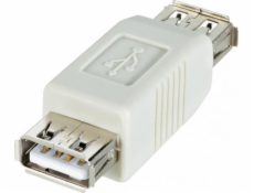 Manhattan USB A - USB A adaptér (zásuvka-zásuvka) Bílá (327060)