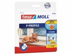 Tesa Gumové těsnění 9mm P profil bílý 6m (0539002)