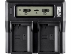 Nabíječka kamer Newell Dvoukanálová nabíječka Newell DC-LCD pro baterie řady NP-FW