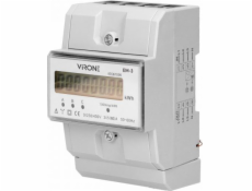 ORNO elektromer 3fázový, 80A, MID, 3 moduly, DIN TH-35mm EM-3