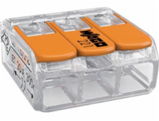 Wago WAGO RYCHLOKONEKTOR 221-413 3X0,5-4,0 MM2 S PÁKOU 5 KS.