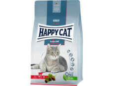 Happy Cat Indoor Bavarian Beef, suché krmivo, pro dospělé kočky žijící v domácnosti, bavorské hovězí maso, 1,3 kg, sáček