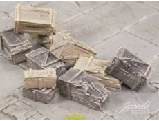 Juweela: Staré dřevěné truhly - Malé - Světlé a tmavé (10 ks)