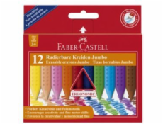 Trojúhelníkové pastelky Faber-Castell Jumbo 12 barev