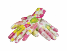 Dedra Dámské PU pracovní rukavice, mix barev M (BH1008R08)