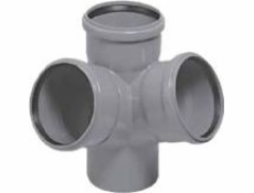Magnaplast úhlový kříž 67° pro vnitřní kanalizaci HTED 110mm (11450)
