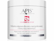 APIS APIS Couperose-Stop Algae Mask maska na řasy pro cévní pokožku s divokou růží a vitamínem C 200g | DOPRAVA ZDARMA OD 250 PLN