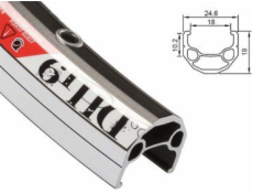 ALEXRIMS MTB ráfek DH19 26x32 děr CNC boční kryt černá (ALX-DH1932)