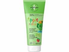 4ORGANIC_Přírodní šampon a mycí gel pro děti 2v1 Apple Friends 200ml