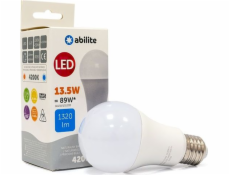 Abilite LED ŽÁROVKA ABILITE CLASSIC MILKY NEUTRAL E27 13,5W/230V 1320LM A60