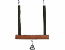 Trixie DŘEVĚNÁ HOUPAČKA SE ZVONEKEM 12,5x15cm