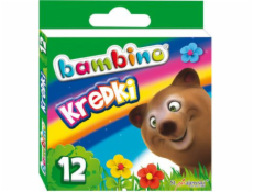 Bambino Pastelky BAMBINO, 12 barev, licence BAMBINO