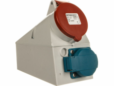 MENNEKES Zásuvka dvojitá 16A 2p+E (s kolíkem) 230V IP44 +16A 5p 6h 400V bezšroubové svorky MEN1649NF