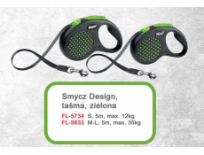Flexi DESIGN M PÁSKA 5m ZELENÁ