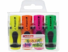 Sada 4 zvýrazňovačů Edding MINI (7/45 ED)