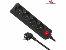Maclean prodlužovací kabel 4 zásuvky 3 m černý (MCE196)